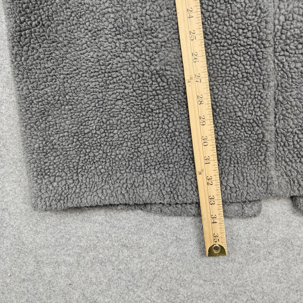 Madewell Coatigan Womens XL Gray Fleece Snap Front Longline Pockets Warm - Picture 7 of 9